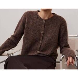 NEW W. CASHMERE phoebe cardigan in jay